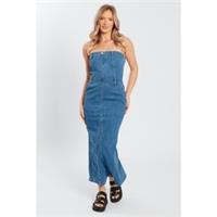 Influence Womens Bandeau Mdxi Dress Maxi - 12 Regular