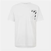 Off White Mens Slim S T Short Sleeve Fit T-shirt - L Regular