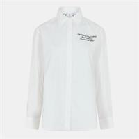 Off White Womens Long Sleeve Shirt - 8 Regular