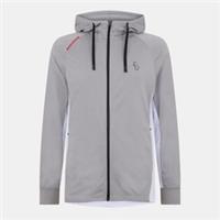Luke Mens Key Zip Through Hoody Long Sleeve Hoodie Hooded Sweatshirt Top - S Regular