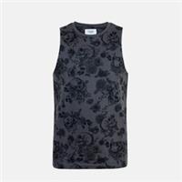 Firetrap Mens Printed Vest Top Sleeveless Muscle Cotton - L Regular