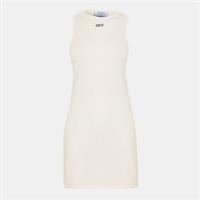 Off White Womens Sleek Dress Maxi - 10 Regular