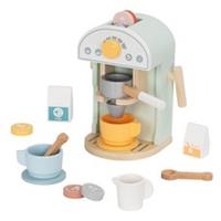 Toylife Unisex Wooden Coffee Machine Set Dress Up