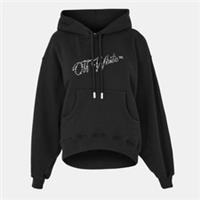Off White Womens Star Hoodie Hooded Sweatshirt Top Knitted - 12 Regular