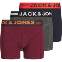 Jack & Jones Boys 3 Pack Lichfield Trunks Junior Trunk Lightweight - 11-12 Years Regular