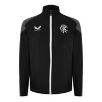 Castore Mens Rangers Track Jacket Outerwear Adults Rain Licensed - M Regular