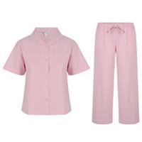 Miso Womens Oxford Revere Collar Shirt And Shorts Set Top Trouser - 12 Regular