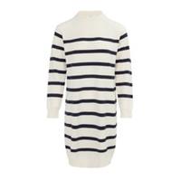 Miso Womens Jumper Dress Ribbed Stripe Mock Neck Flattering Bodycon Long Sleeves - 14 Regular