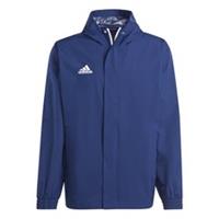 adidas Mens Ent22 Rain Jacket Outerwear Long Sleeve Hooded Lightweight Zip - S Regular