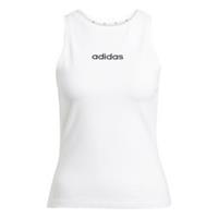 adidas Womens Essentials Linear Slim Cotton Tank Top Sleeveless Vest Racerback - 20-22 Regular