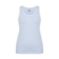 Slazenger Womens Essentials Rib Vest Top Sleeveless Tank Cotton - 10 Regular