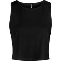 Pieces Womens Sl Crop Top Cropped T-shirt - 16 Regular