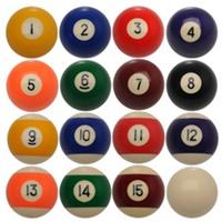 Riley Unisex American Pool Balls Set Adults Ball