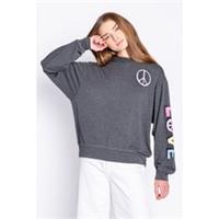 PJ Salvage Womens Hoody Long Short Sleeve Pyjama Set Hooded - 8 Regular