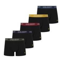 Lyle & Scott Mens 5pk Cre Trnk Trunk - S Regular