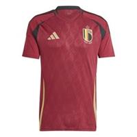 adidas Mens Belgium Home Shirt 2024 Adults Short Sleeve International - S Regular