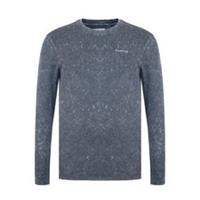 Firetrap Mens Long Sleeve Wash T-shirt - S Regular