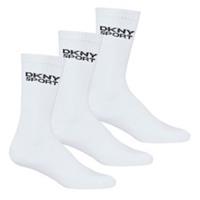 DKNY Mens 3 Pack Sports Socks Crew Cotton - Mens 7-11 Regular