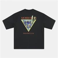 Rose London Mens Paradise T-shirt Short Sleeve Oversized Cotton - S Regular