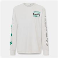 Money Mens Inter Long Sleeve T-shirt Top Crew Neck Cotton - L Regular