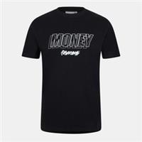 Money Mens Compound Logo T-shirt Short Sleeve Regular Fit Crew Neck Cotton - S Regular