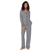 DKNY Womens Print Pyjamasset Long Sleeve Pyjama Set - 10 Regular