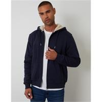 Threadbare Mens Tate Zip Thru Hoodie Hooded Sweatshirt Top - 2X Large Regular