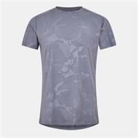 Gym King Mens Debossed Camo Short Sleeve T-shirt Black - 2X Large Regular