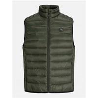 Jack & Jones Mens Puffer Gilet Sleeveless Jacket Outerwear Top Collared - S Regular