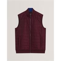 Ted Baker Mens Quilted Gilet Sleeveless Jacket Outerwear Top Lightweight - S (2) Regular