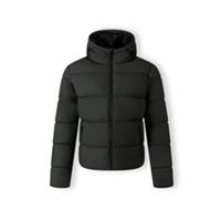 Minoti Mens Padded Jacket Outerwear With Hood Zip Pockets Khaki Long Sleeve - L Regular