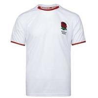 RFU Mens England Poly T Shirt Crew Neck Tee Top Short Sleeve Lightweight - S Regular