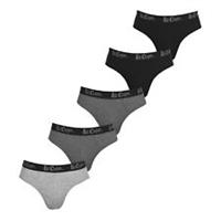 Lee Cooper Brief 5pk Mens Gents Underclothes - Briefs