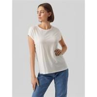 Vero Moda Womens Plain Ss Top T Regular Fit T-Shirt - 10 Regular