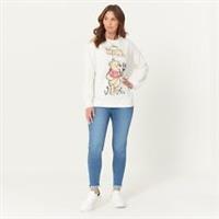 Character Womens Winnie Flowers Crew Sweater - 16-18 (L) Regular