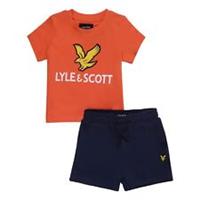 Lyle & Scott Kids T-Shirt Set Top and Short Sets Crew Neck Lightweight