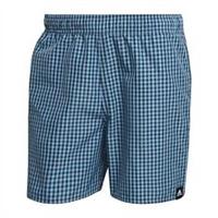 adidas Mens Check Clx Sh Swim Shorts - S Regular