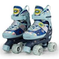 Star Kids Rollerskates for with Light up Wheels Skates - Quad Buckle