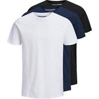 Jack & Jones Mens Basic 3 Pack T-Shirt Regular Fit - S Regular