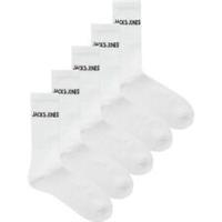 Jack & Jones Kids Regan 5 Pack Sock Crew Socks - 7-12 Regular