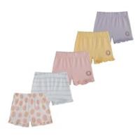 Hello World Girls Baby Girl Essential Pack Of 5 Shorts Jersey - 0-3 Mnth Regular