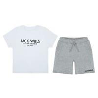 Jack Wills Kids T Set IB Boys Top and Short Sets - 5-6 Yrs Regular