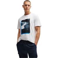 Boss Mens Tee 8 Regular Fit T-Shirt - S Regular