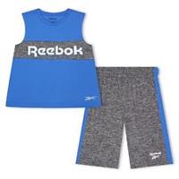 Reebok Kids Blk Msl St Baby Top and Short Sets - 5-6 Years Regular