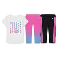 Reebok Kids 3Pc Lgn T Set Baby Top and Legging Sets - 3-4 Years Regular