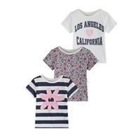 Be You Kids Younger Girl 3 Pack Mixed T-Shirt Clothing Sets - 6-7 Years Regular