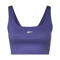 Reebok Womens Workout Ready Rib Bralette Low Impact Sports Bra Training Fitness - S Regular
