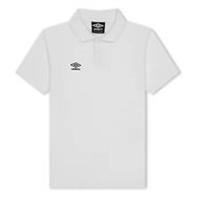 Umbro Kids Essential Polo Shirt Top Juniors Sports Training Fitness Gym - 9-10 Regular