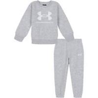 Under Armour Boys Big Logo Set Infant Fleece Tracksuit Sports Casuals - 3-6 Months Regular