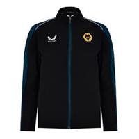 Castore Mens Wolverhampton Wanderers Travel Jacket Outerwear Rain Lightweight - S Regular